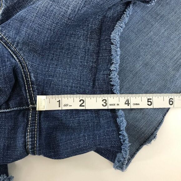 Maurices Distressed Cut-Off Stretch Denim Shorts Women's Plus Size 22 Summer - Picture 6 of 9